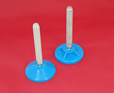 Adjustable Levelling feet - 16mm stem with blue anti-bacterial bases